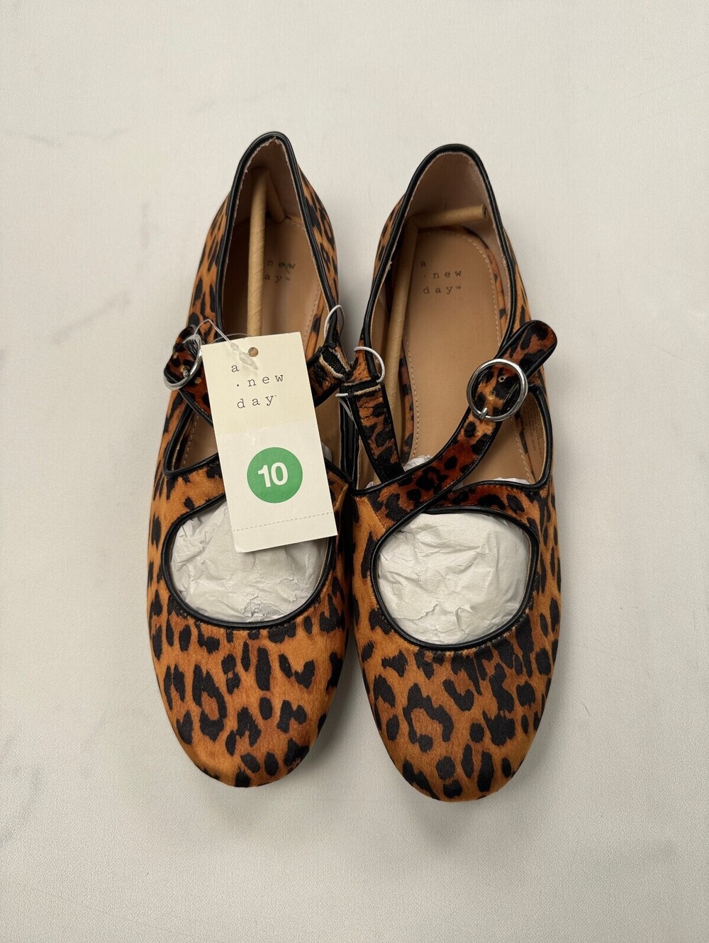 A New Day Ballet Flats Brown 90s VTG Ballet Flats - Womens 10